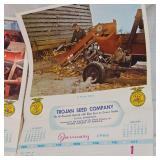 1963. 1964, 1965, 1966 Official Trojan FFA Calendars( Excellent Condition)