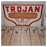 3 Original Trojan Window Stickers, 50-60