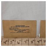 3 Original Trojan Window Stickers, 50-60