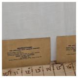 3 Original Trojan Window Stickers, 50-60