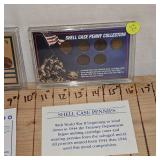 1982 Lincoln Cents with COA and Shell Case Penny Collection