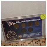 1982 Lincoln Cents with COA and Shell Case Penny Collection