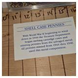1982 Lincoln Cents with COA and Shell Case Penny Collection