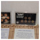 1982 Lincoln Cents with COA and Shell Case Penny Collection