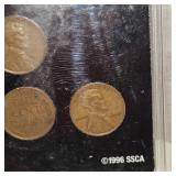 1982 Lincoln Cents with COA and Shell Case Penny Collection