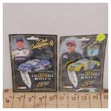 Dale Earnhardt and Hank Parker Jr Fan Fueler Knives(2)As New, Old Stock
