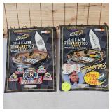Dale Earnhardt and 5oth Nascar Anniversary Fan Fueler Knives (2)As New, Old Stock