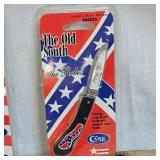 2 CASE Old Glory and The Rebel Knives-As New, Old Stock