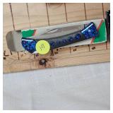 Triumph Folding Knife, 4"Stainless Knife, 4" Blue Folding Knife