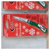 2- CASE Merry Christmas Knives