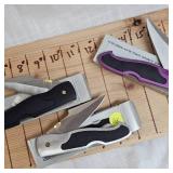 3-Stainless Steel Folding Knives