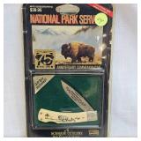 Schrade National Parks "Buffalo" Bone Handle Collector
