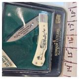 Schrade National Parks "Buffalo" Bone Handle Collector