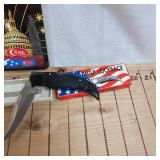 Liberty Eagle and  Case "USA" Knife