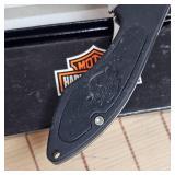 Motor Harley Davidson Knife in Zipper Case