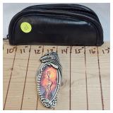 Franklin Mint Dragon Knife in Zippered Case