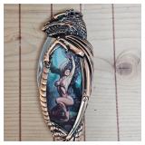 Franklin Mint Dragon Knife in Zippered Case