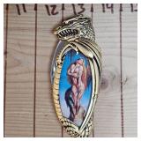 Franklin Mint Dragon Knife in Zippered Case