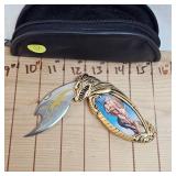 Franklin Mint Dragon Knife in Zippered Case