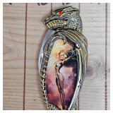 Franklin Mint Dragon Knife in Zippered Case