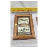 Lot of 2 Pictures, Deer and Two Brook Lodge