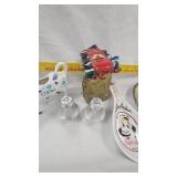 Cow Creamer, Cowbell, Aluminum S/P Set, Spoon Holder, Plates