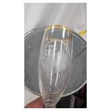 Bud Light Pail, Pearl Ale Can, SMS Champagne Glasses, Gettyburg Glass