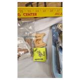 Fish Themed Decore Lot, Trivet, Sign, Game and Heico German Fishing Troll