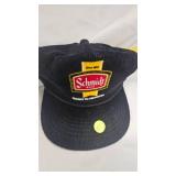 Classic Schmidt Beer Courderoy Hat in Black, Like New