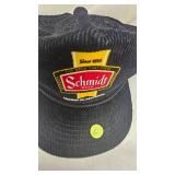 Classic Schmidt Beer Courderoy Hat in Black, Like New