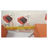 6 Sample Pkgs of Kendall Milk Filters and 2 Vintage Milk Filter Cases by Kendall