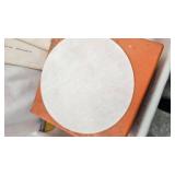 6 Sample Pkgs of Kendall Milk Filters and 2 Vintage Milk Filter Cases by Kendall