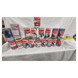Lot of 18 Empty Schmidt Beer Cans, Various Designs