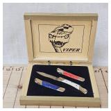 Lil Viper 3 Knife set in Wooden Case