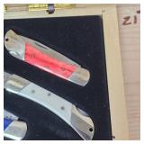 Lil Viper 3 Knife set in Wooden Case