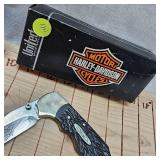 Motor Harley Davidson Knife Sheath and Uncle Same Folding Knife