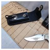 Motor Harley Davidson Knife Sheath and Uncle Same Folding Knife