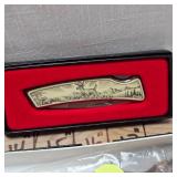 Etched Deer Knife, Mermaid Knife, Edge Stainless Knife