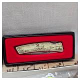 Etched Deer Knife, Mermaid Knife, Edge Stainless Knife