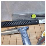 Bone Handle Knife, Fury 5" Knife, 7" Stainless Knife Lock Back