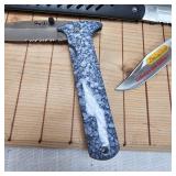 Bone Handle Knife, Fury 5" Knife, 7" Stainless Knife Lock Back