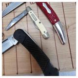 Colonial Redneck, Sears Craftsman, 4" Lockback, Mini Dagger Knives