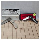 Caterpillar Racing Knife and Fury Supremo II Knives