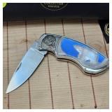 Silver Bear Collectors Knife Franklin Mint