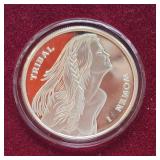 Rigid 1st Edition Tribal Women with 1 oz Silver Coin