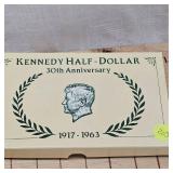 Kennedy Half Dollar 1948-1963 Coin and Knife Tribute