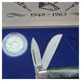 Franklin Half Dollar 1948-1963 Coin and Knife Tribute
