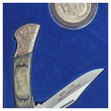 Dwight Eisenhower 1890-1969 Coin and Knife Tribute