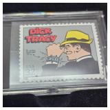 Dick Tracy Commemorative Stamps and Knife
