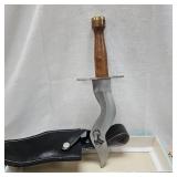 13" Hunting Knife, 3" Dagger, 3 Other Knives